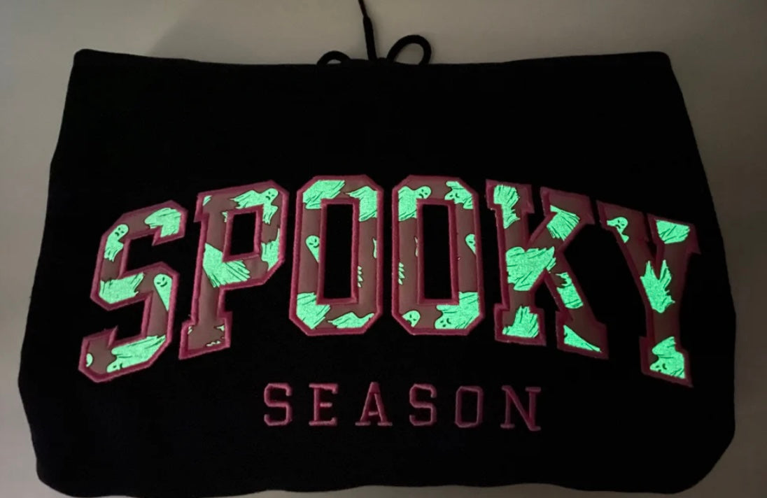 Spooky season appliqué (GLOWS)