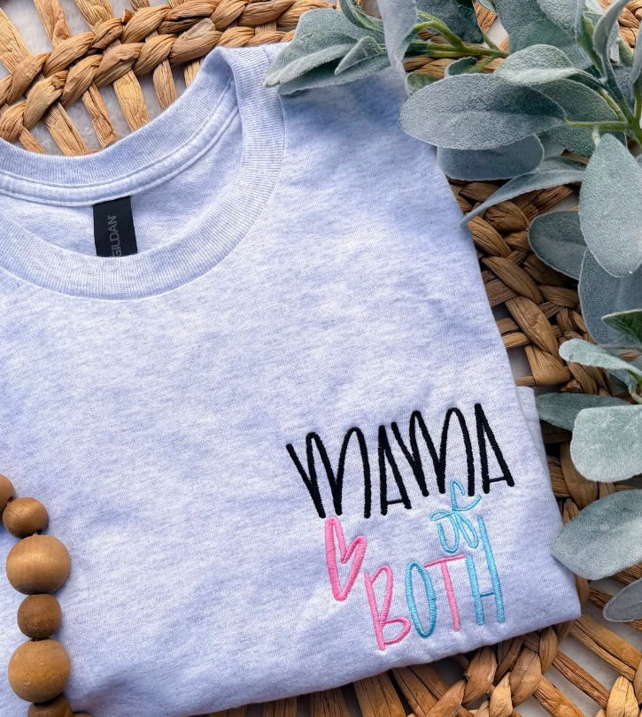 Girl Mama / Boy Mama / Mama of Both Left Chest
