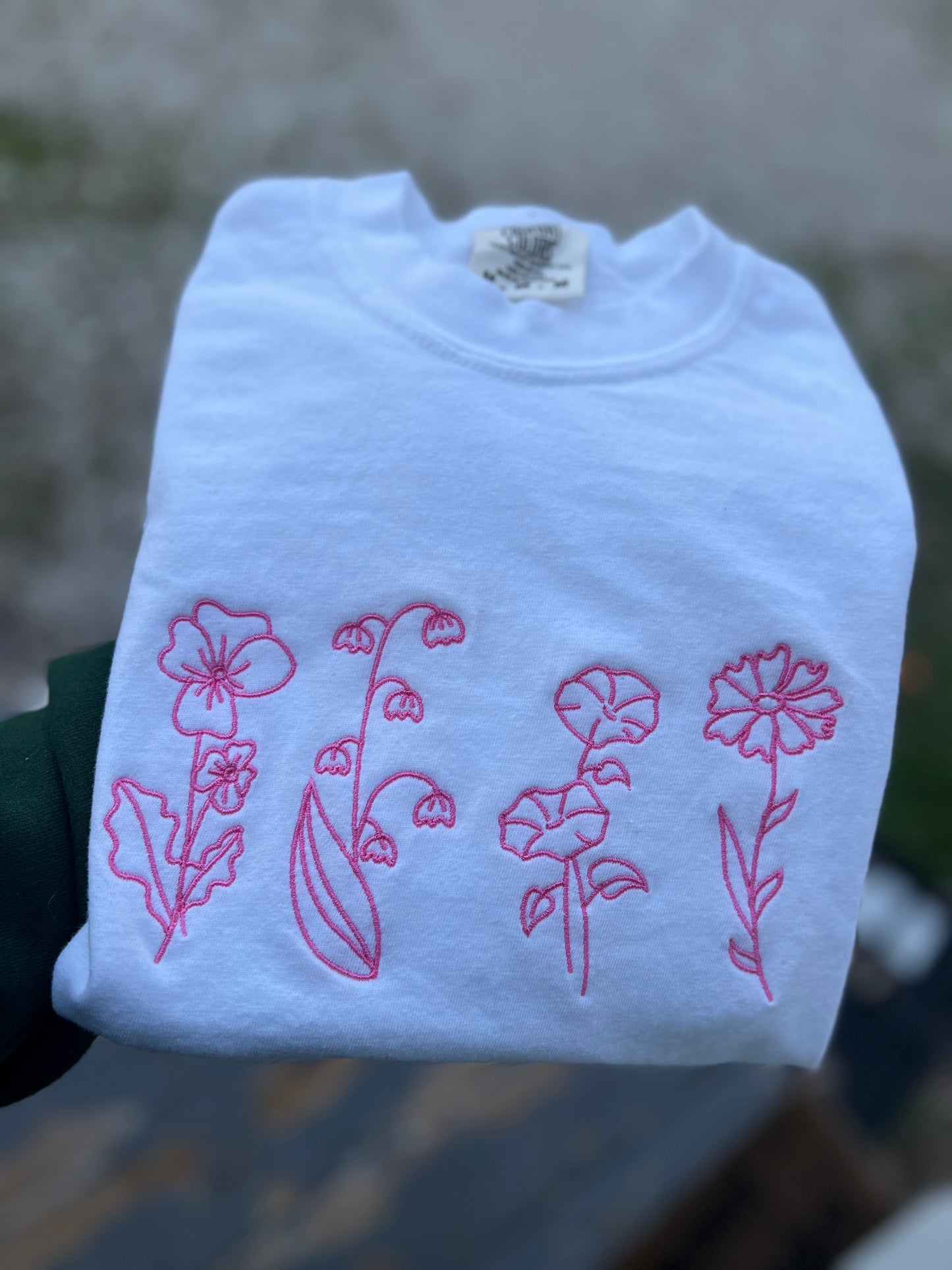 Birth Month Flowers Outline